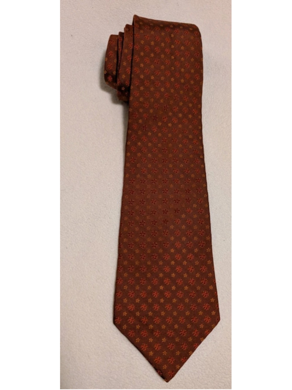 Villa Bugatti Tie Men’s 100% Silk Necktie T07